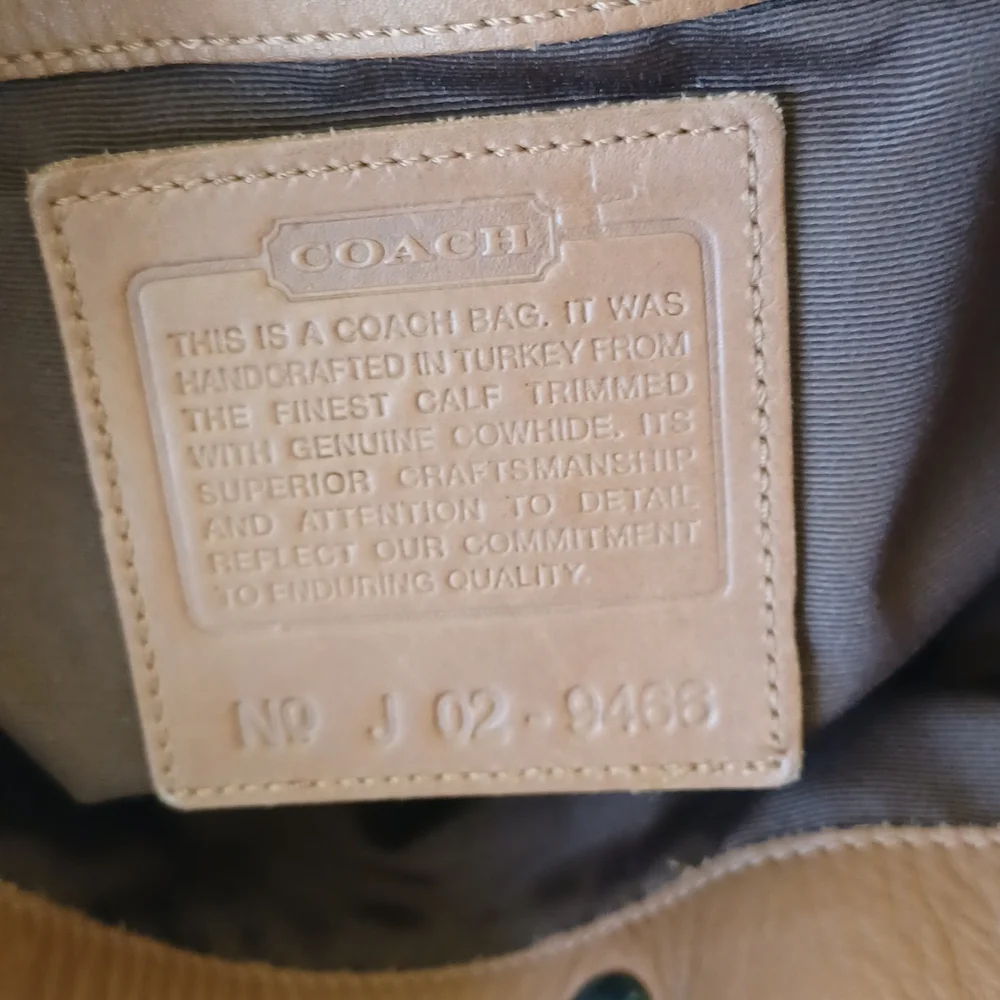 GORGEOUS VERY RARE BRAIDED VINTAGE LARGE COACH WEST END HOBO BAG - Picture 16 of 17